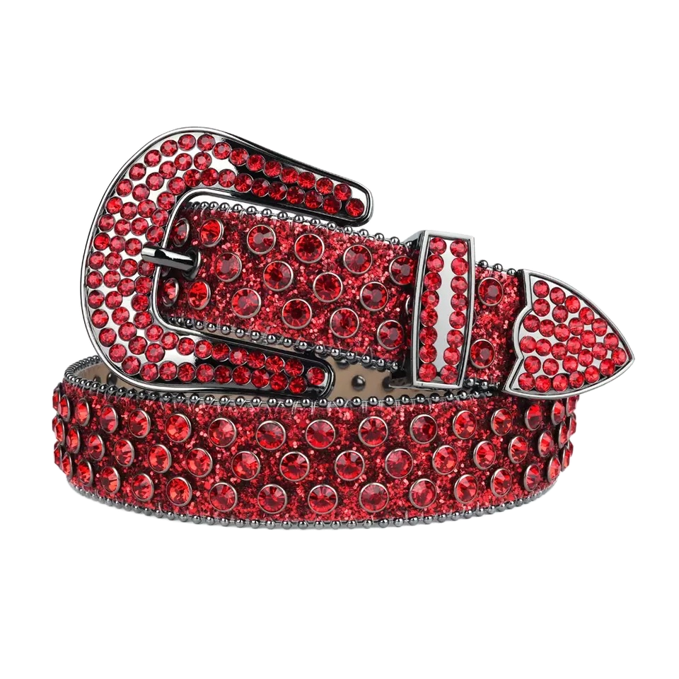 Infinity Belt-Shimmer Red