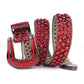 Infinity Belt-Shimmer Red