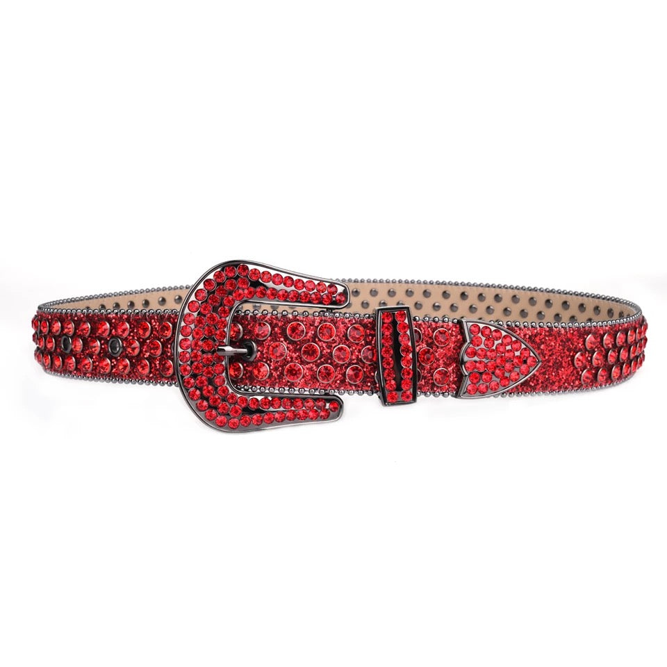 Infinity Belt-Shimmer Red